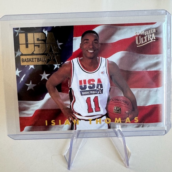 1994 Isiah Thomas Fleer Ultra USA Basketball Card - Picture 1 of 2